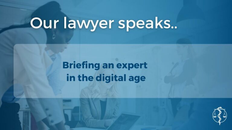 briefing an expert in the digtal age